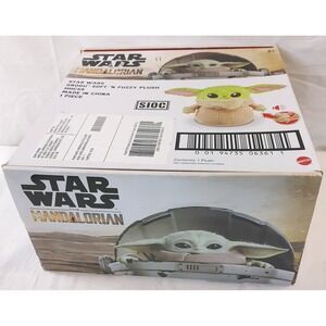 Mattel Star Wars The Mandalorian Grogu Soft N Fuzzy Plush Sound Toy HHC59 New